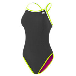 TYR Women's Solid Brites Reversible Diamondfit Swimsuit - Adult