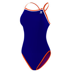 TYR Women's Solid Brites Reversible Diamondfit Swimsuit - Adult