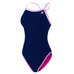 TYR Women's Solid Brites Reversible Diamondfit Swimsuit - Adult