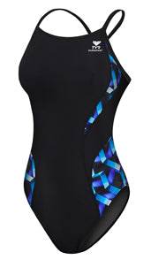 TYR Durafast Atlantic Female Spliced Diamondback - Youth