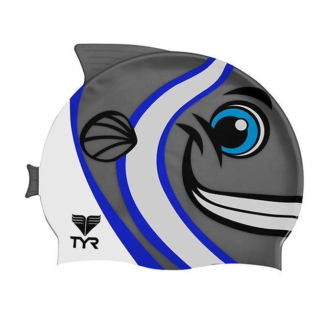 TYR Kid\'s CharacTYR Happy Fish Swim Cap