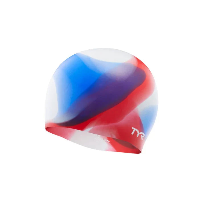 TYR Tie Dye Silicone Youth Swim Cap