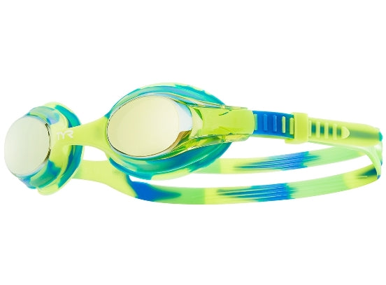 TYR Kids' Swimple Mirrored Tie-Dye Goggles.