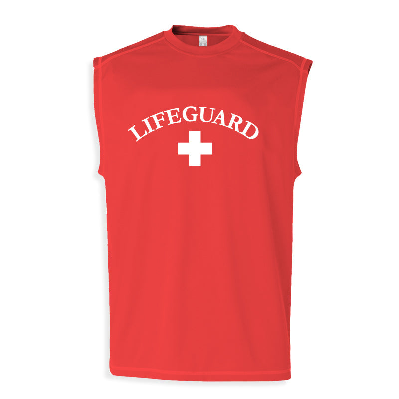 Lifeguard Muscle Tee - Lifeguard logo