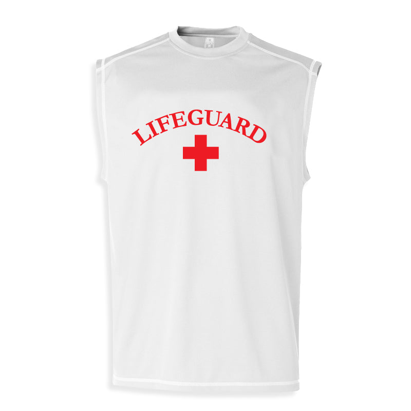 Lifeguard Muscle Tee - Lifeguard logo