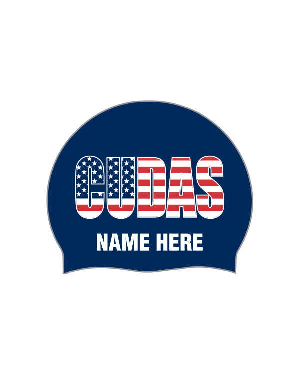 MONMOUTH BARRACUDAS_Personalised Silicone Cap