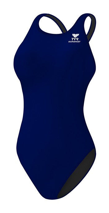 TYR Girls' Durafast Elite Solid Maxfit Swimsuit - Youth