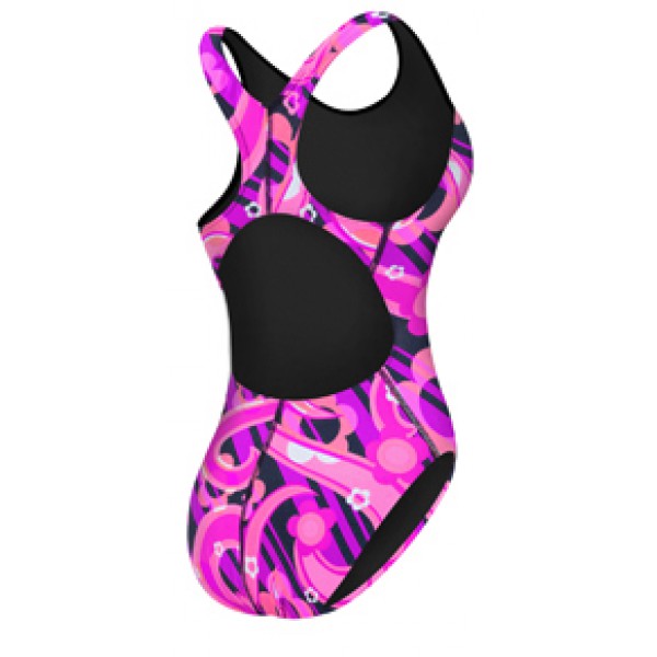 TYR Girls\' Epic Wave Maxback Swimsuit- Youth