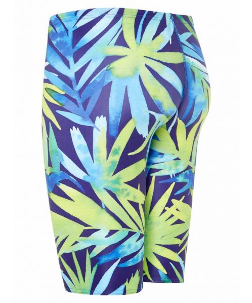 MARU Mens Tropical Palm Pacer Jammer Swimsuit