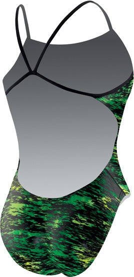 NIKE SWIM Onyx Storm Female Cut Out Tank