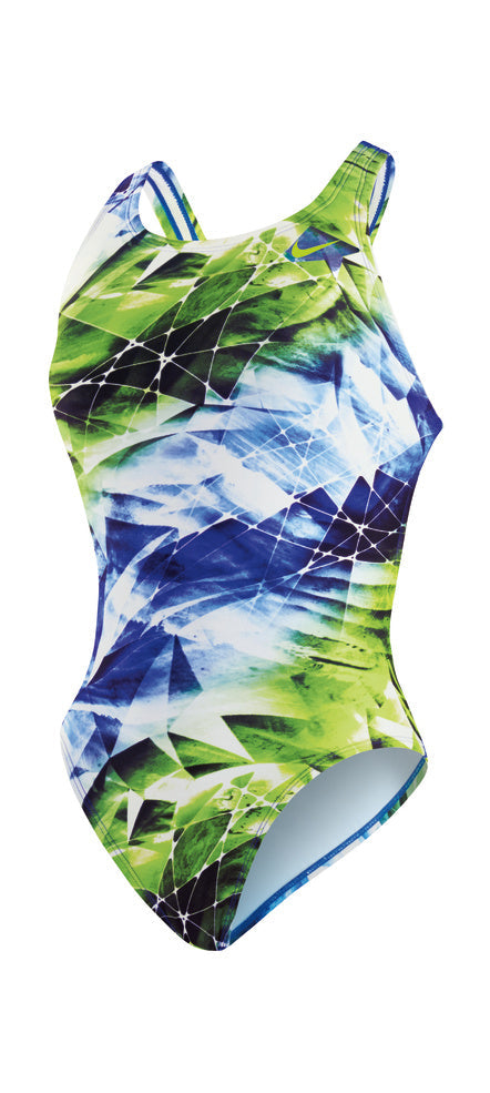 NIKE SWIM Female Kaleidotech Power Back Tank