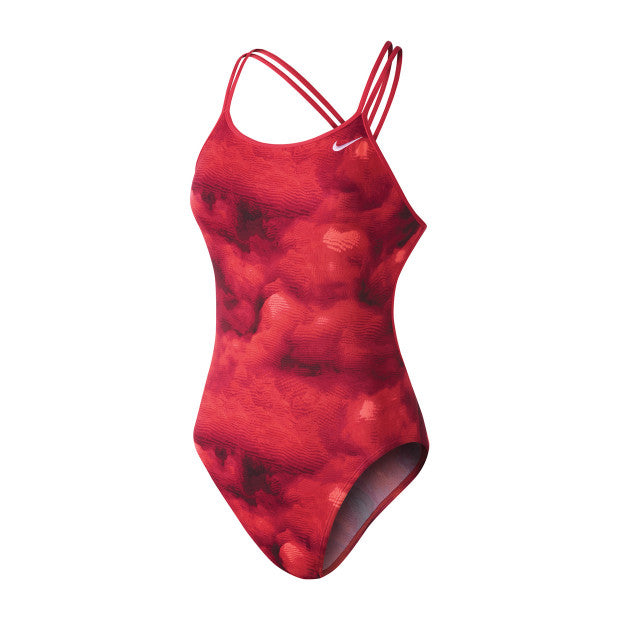 NIKE Women\'s Cloud Spider Back One-Piece Swimsuit