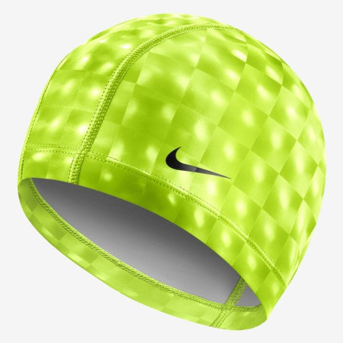 NIKE Swim Training Synthetic Coated Print Cap