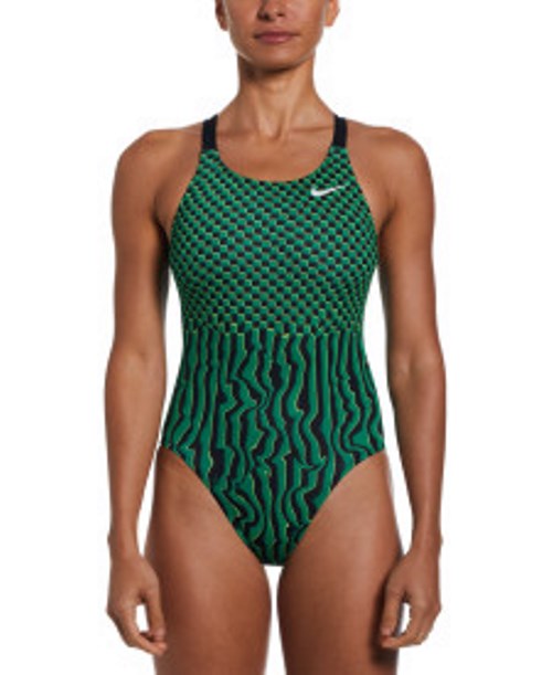 NIKE Women's Drippy Check Fastback One Piece