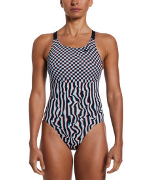 NIKE Women's Drippy Check Fastback One Piece
