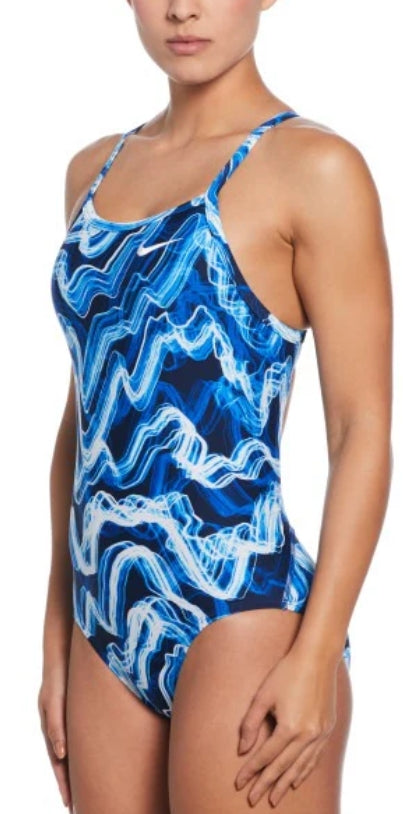 Nike Women\'s Lightning Racerback One Piece Swimsuit