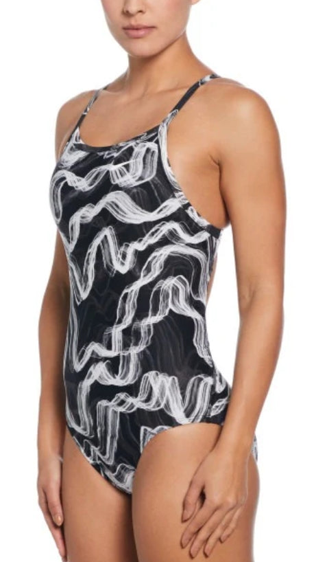 Nike Women\'s Lightning Racerback One Piece Swimsuit