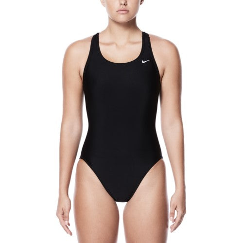 NIKE Nylon Solids Women Swim Performance Fastback One Piece