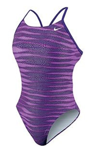 NIKE SWIM Foil Skin Cut Out Tank