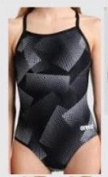New York Sharks_Arena Women’s Halftone Lightdrop Back One Piece Swimsuit