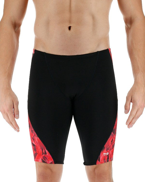 TYR Men\'s Crystalized Durafast Elite Jammer Swimsuit - Youth
