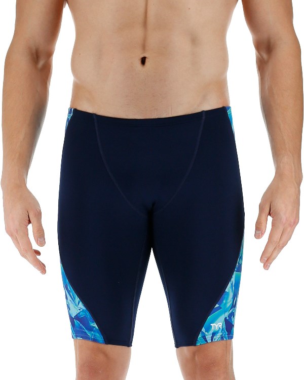 TYR Men\'s Crystalized Durafast Elite Jammer Swimsuit - Youth