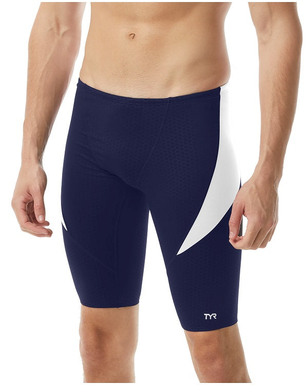 TYR Boys Hexa Curve Splice Jammer Swimsuit
