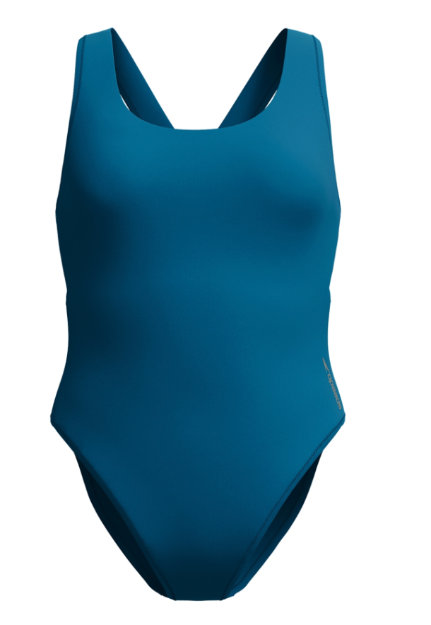 Speedo Women's Solid Scoop Mesh 1PC Suit