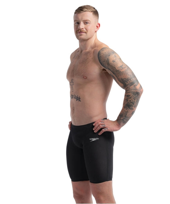 SPEEDO Men\'s LZR Pure Valor 2.0 High Waist Jammer Tech Suit Swimsuit