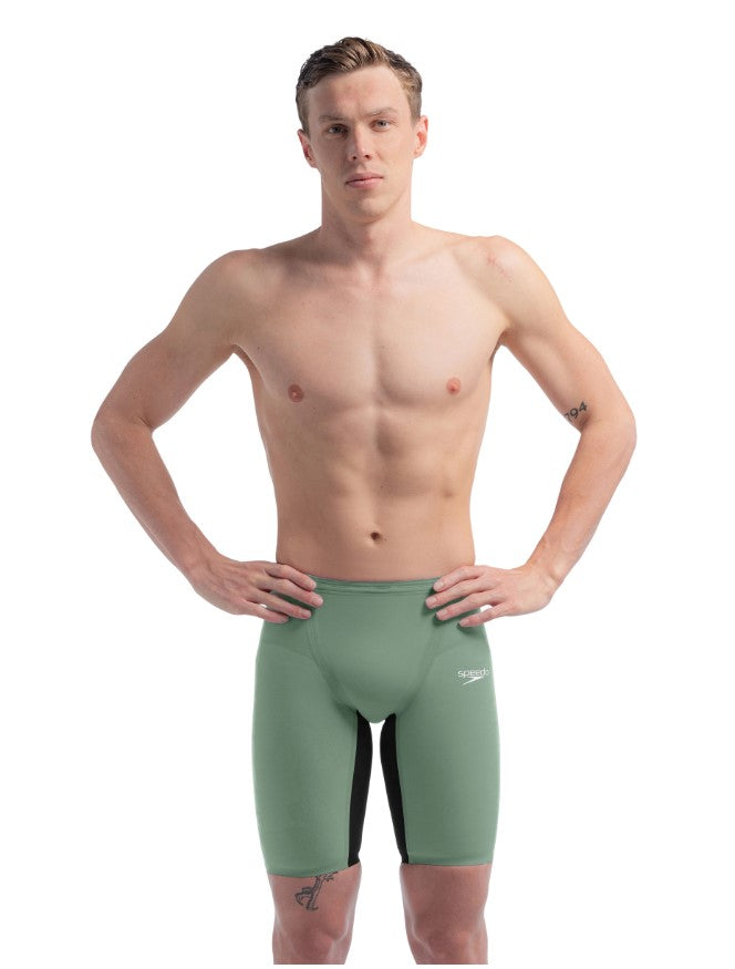 SPEEDO Men\'s LZR Pure Valor 2.0 High Waist Jammer Tech Suit Swimsuit
