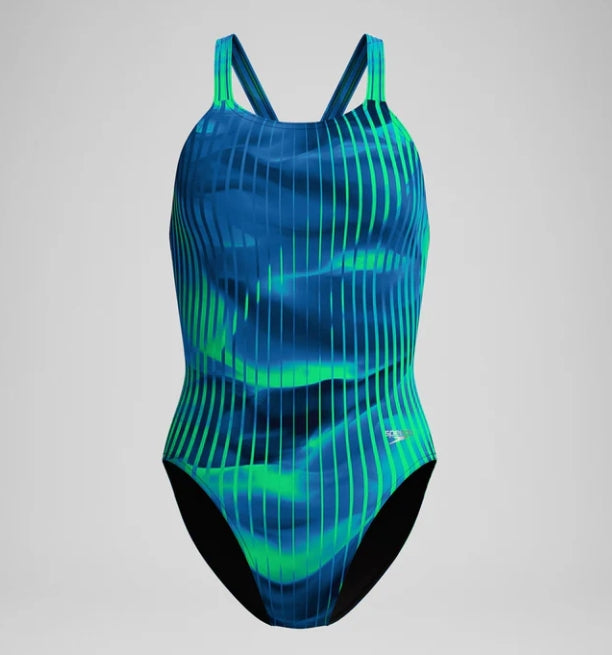 Roycefield-SPEEDO FEMALE LINEAR LAVA LEADERBACK