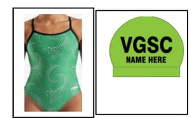 VGSC_ Arena Fireflow Lightdrop Back One Piece Swimsuit