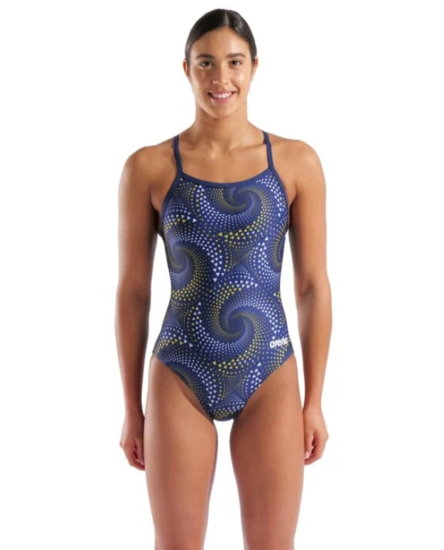 Cedar Hill - Arena Women's Fireflow Lightdrop Back One Piece Swimsuit