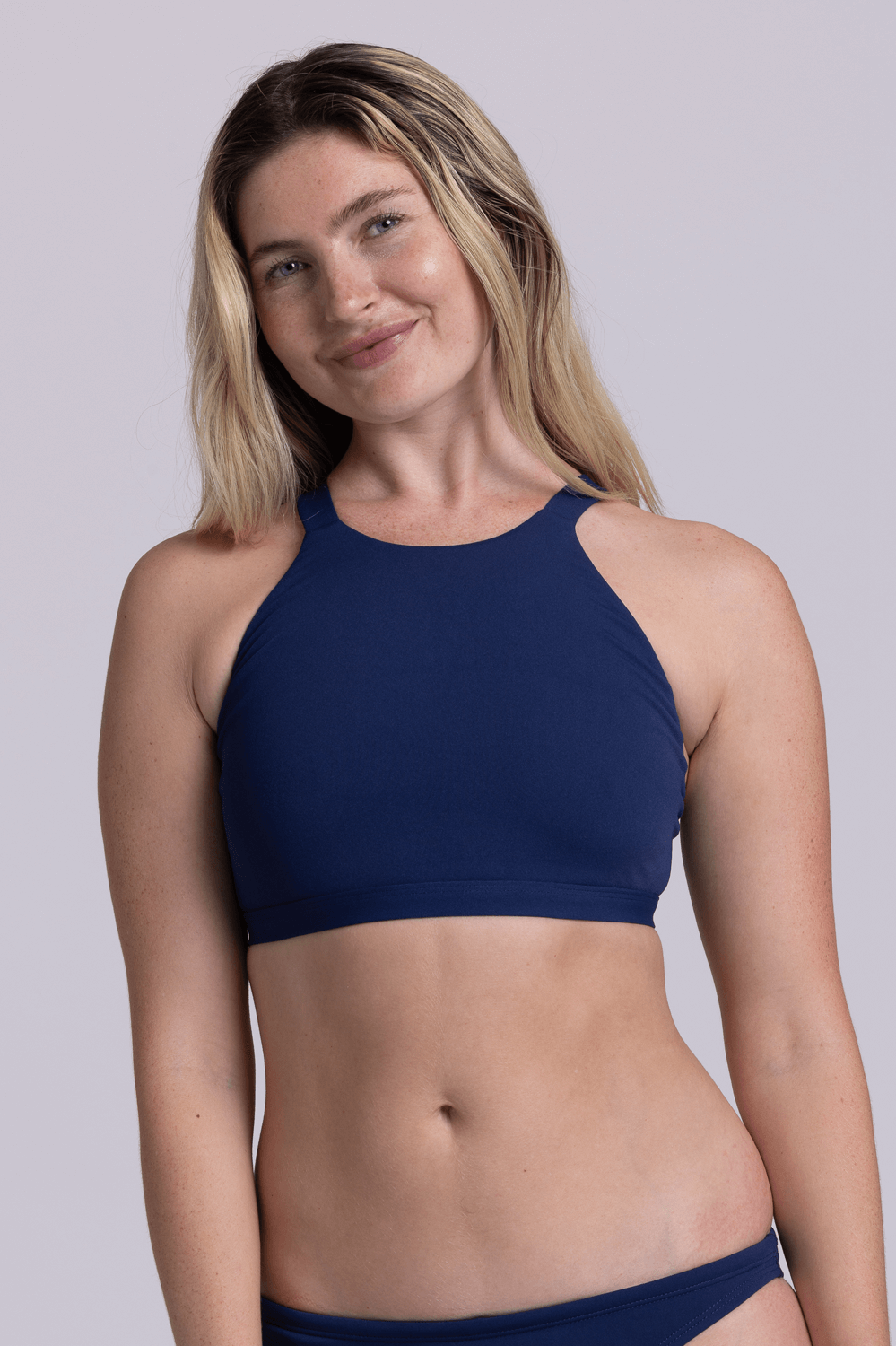 JOLYN Kaylee Bikini Top- Navy
