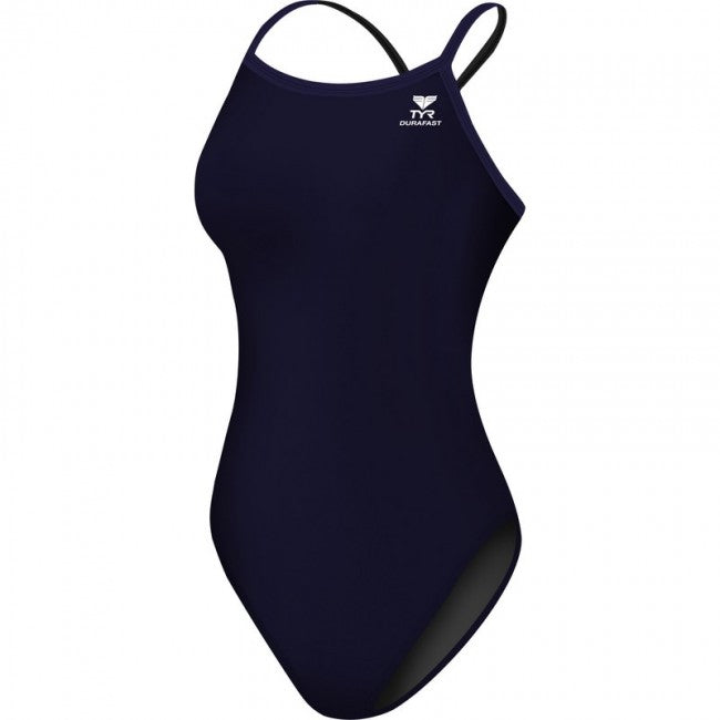 TYR Girl's Durafast Elite Solid Crossfit Swimsuit - Youth