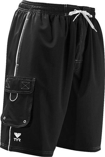 TYR Men's Solid Challenger Swim Trunk