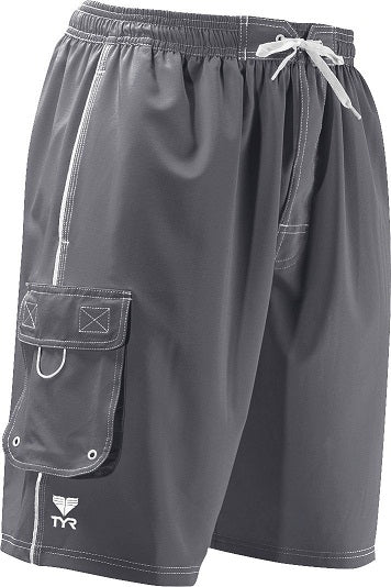 TYR Men's Solid Challenger Swim Trunk