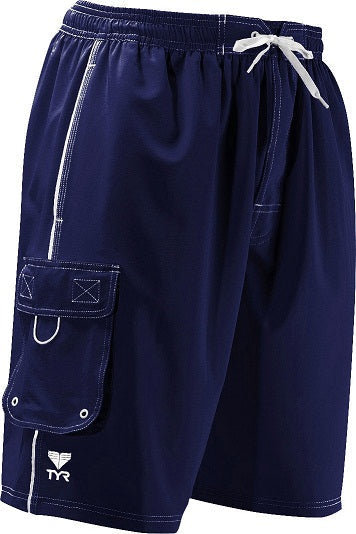 TYR Men's Solid Challenger Swim Trunk