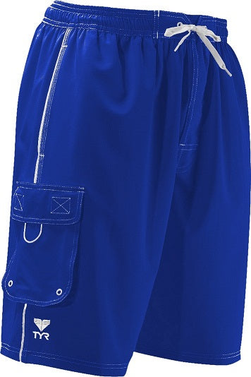 TYR Men's Solid Challenger Swim Trunk