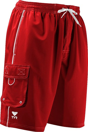 TYR Men's Solid Challenger Swim Trunk