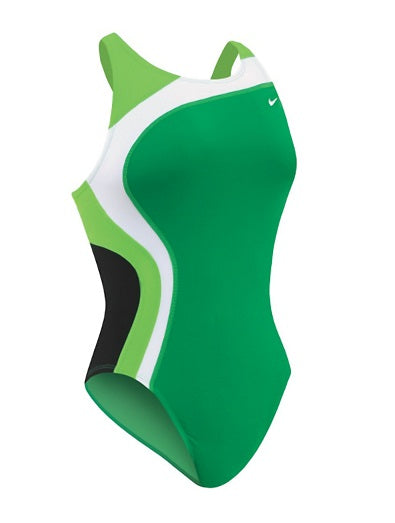 NIKE SWIM Color Swirl Fastback Tank