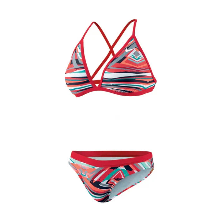 NIKE SWIM Rio Geo Convertible Halter 2PC