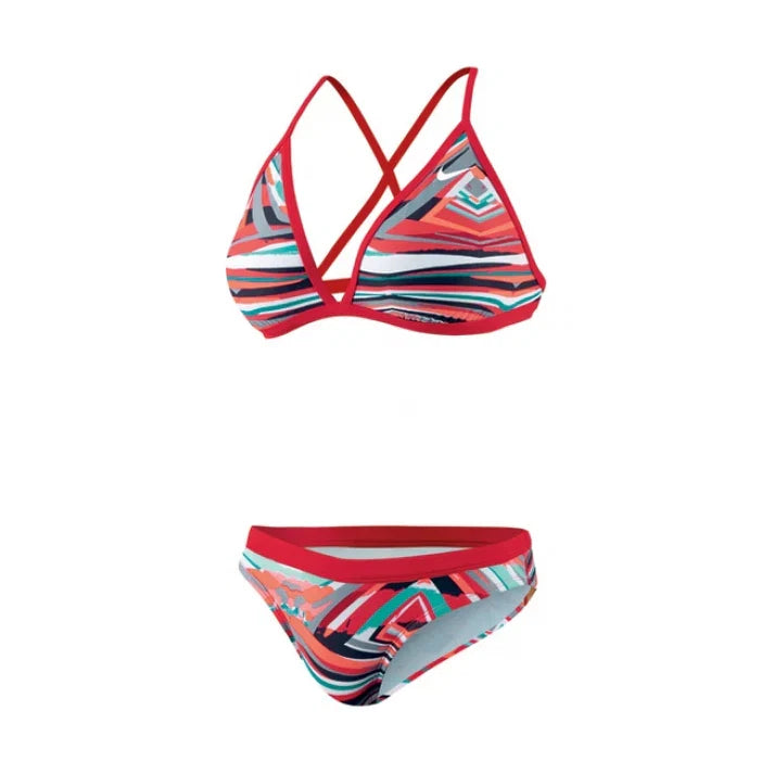 NIKE SWIM Rio Geo Convertible Halter 2PC