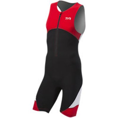TYR Men's Padded Carbon Front Zip Tri Suit