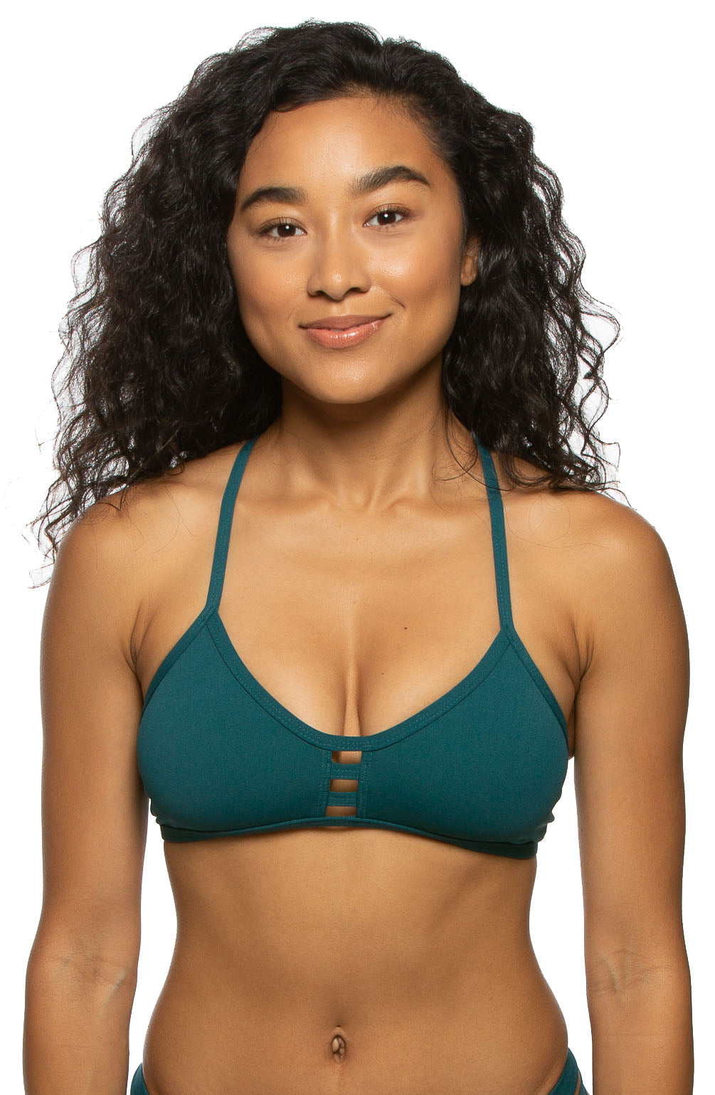 JOLYN Tomcat Bikini Top - Peacock