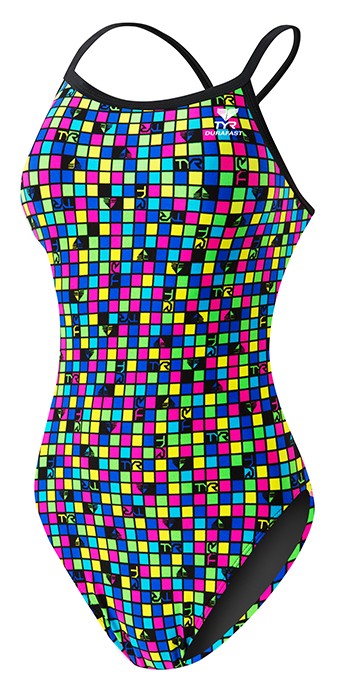 TYR Durafast Lite Female Check Crossfit - Adult