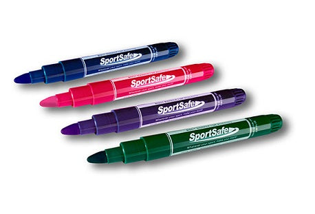SPORT SAFE Waterproof Ink Skin Marker 4 Pack - Medium Tip