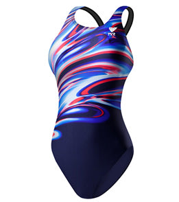 TYR Girl's Aurora Maxback Swimsuit - Youth