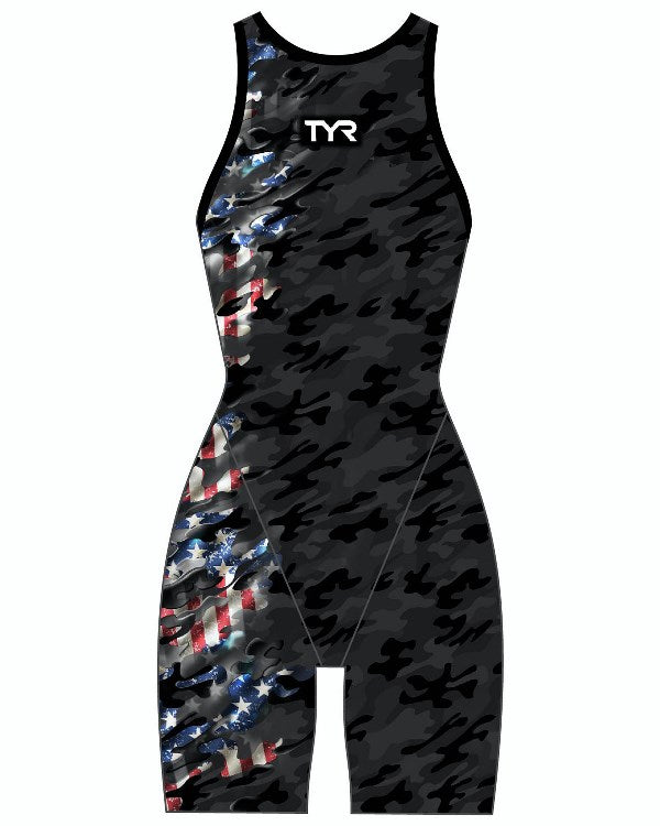 TYR Womens Venzo Camo Closed Back USA