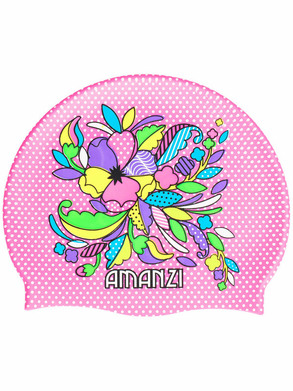 AMANZI Blossom Silicone Swim Cap